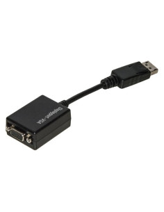 ADATTATORE LINK DISPLAYPORT TO VGA, M/F, 0,15MT, NERO, LKADAT19