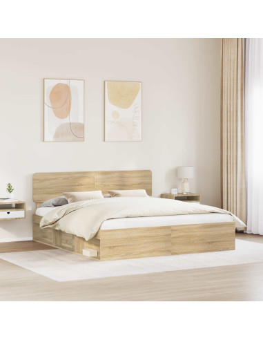 Struttura del letto Sonoma 180 x 200 cm Pino massello