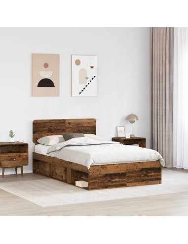 Struttura del letto Legno vecchio 120 x 200 cm Pino massello