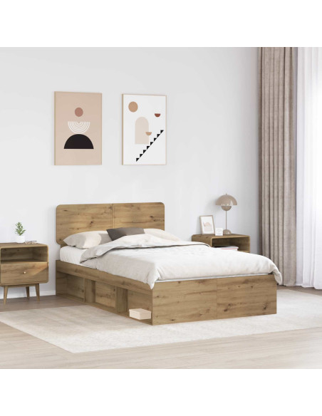 Struttura del letto Rovere Artigianale 120 x 190 cm