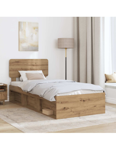 Struttura del letto Rovere Artigianale 100 x 200 cm
