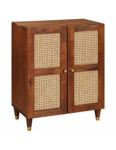 Credenza Marrone 60 x 33 x 75 cm Legno di mango massello