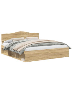 Struttura del letto Sonoma 180 x 200 cm Pino massello 2