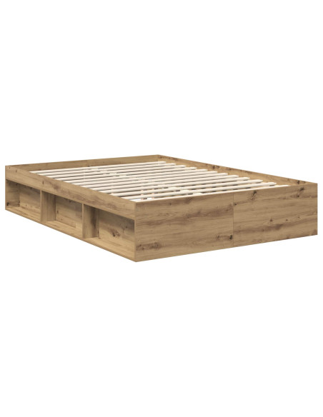Struttura del letto Rovere Artigianale 140 x 190 cm