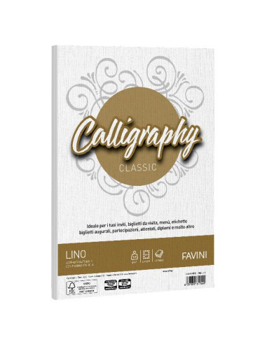 CF50 FG LINO 120GR A4 BIANCO