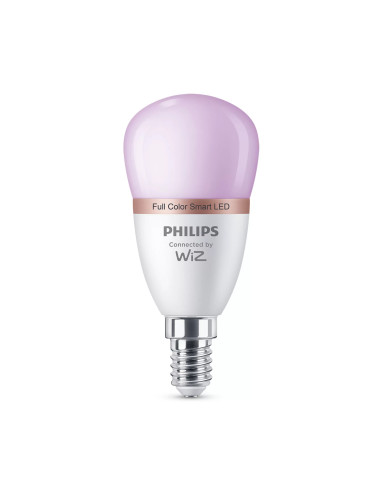 Philips LED Lampadina Smart Dimmerabile Luce Bianca o Colorata Attacco E14 40WSfera