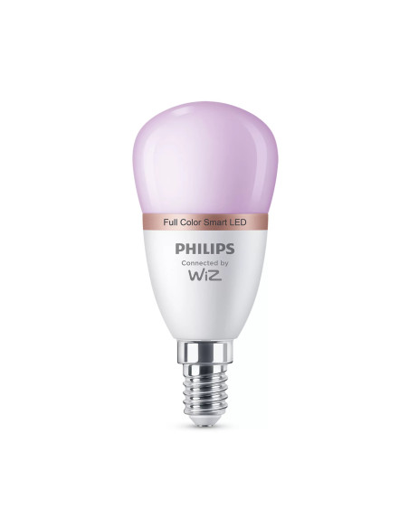 Philips LED Lampadina Smart Dimmerabile Luce Bianca o Colorata Attacco E14 40WSfera