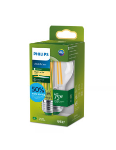 Philips Lampadina trasparente a filamento 75 W A60 E27 2