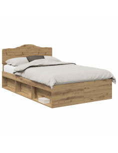 Struttura del letto Rovere Artigianale 120 x 190 cm 2