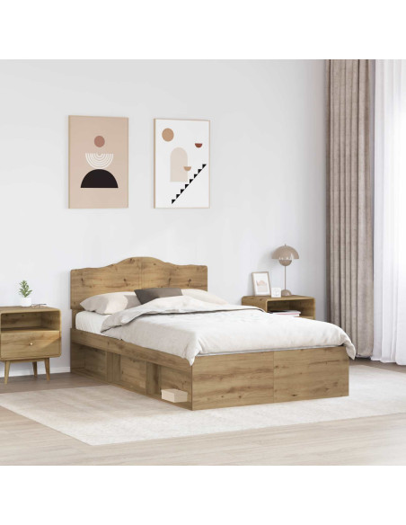 Struttura del letto Rovere Artigianale 120 x 190 cm