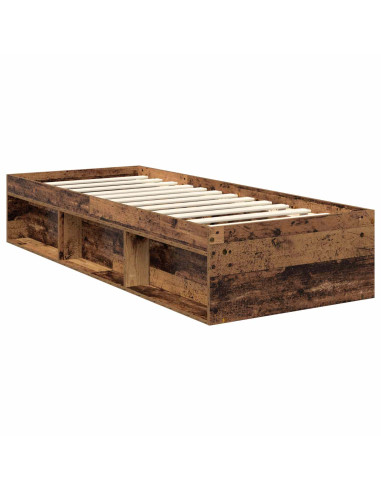 Struttura del letto Legno vecchio 75 x 190 cm Pino massello