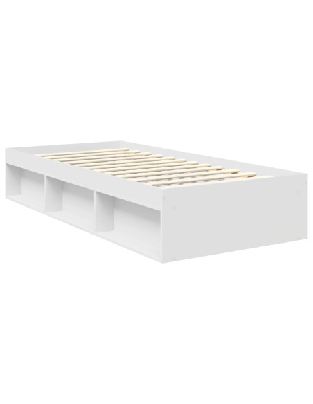 Struttura del letto Bianco 90 x 200 cm Pino massello