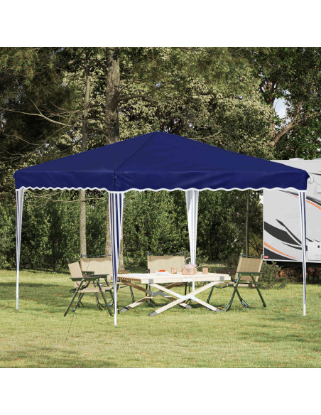 Tenda per feste a pop-up Blu 288 x 288 x 245 cm Tessuto Oxford