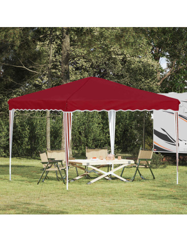 Tenda per feste a pop-up Borgogna 288 x 288 x 245 cm