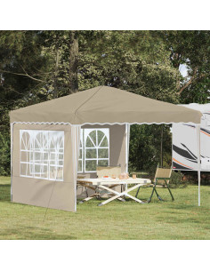 Tenda per feste a pop-up Crema 288 x 288 x 245 cm
