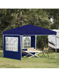 Tenda per feste a pop-up Blu 288 x 288 x 245 cm Tessuto Oxford