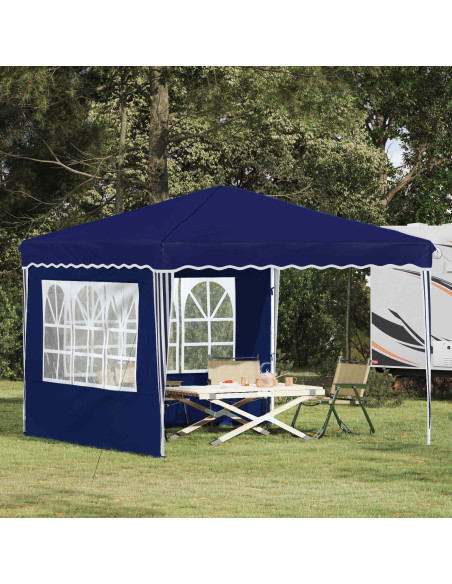 Tenda per feste a pop-up Blu 288 x 288 x 245 cm Tessuto Oxford