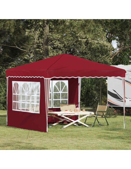 Tenda per feste a pop-up Borgogna 288 x 288 x 245 cm