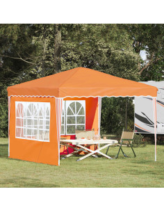 Tenda per feste a pop-up Arancione 288 x 288 x 245 cm