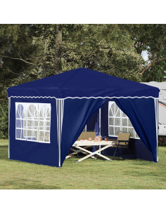 Tenda per feste a pop-up Blu 288 x 288 x 245 cm Tessuto Oxford