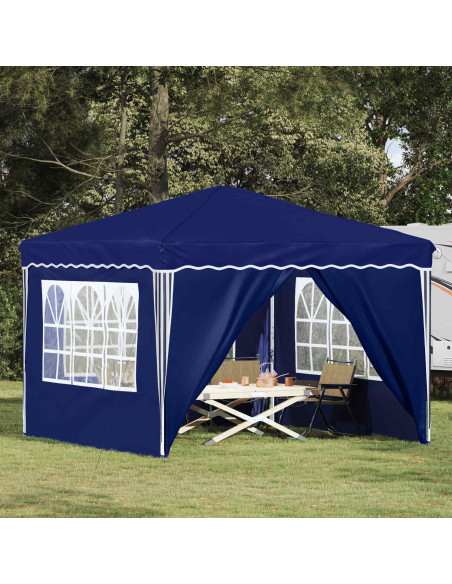 Tenda per feste a pop-up Blu 288 x 288 x 245 cm Tessuto Oxford