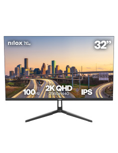 Nilox MONITOR 32 IPS 100 HZ HDMI Y DP Monitor PC 81,3 cm (32") 2560 x 1440 Pixel Quad HD LCD Nero