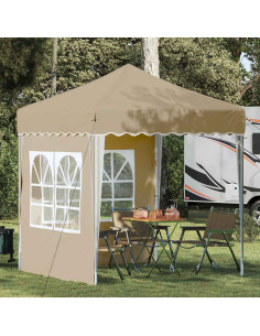 Tenda per feste a pop-up Crema 195 x 195 x 245 cm