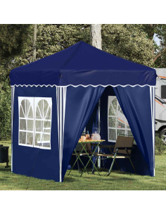 Tenda per feste a pop-up Blu 195 x 195 x 245 cm Tessuto Oxford