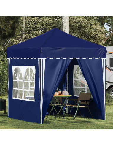 Tenda per feste a pop-up Blu 195 x 195 x 245 cm Tessuto Oxford