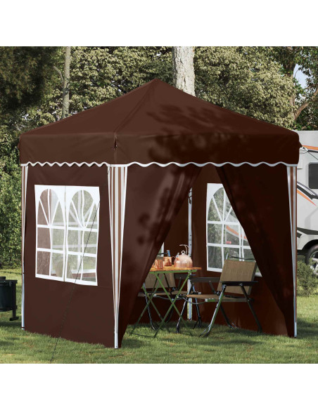 Tenda per feste a pop-up Marrone 195 x 195 x 245 cm