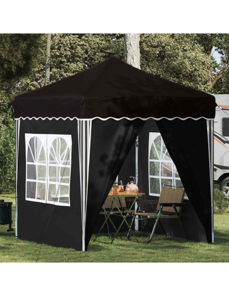 Tenda per feste a pop-up Nero 195 x 195 x 245 cm Tessuto Oxford
