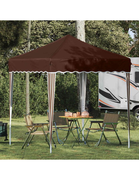 Tenda per feste a pop-up Marrone 195 x 195 x 245 cm