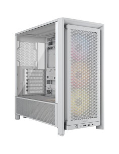 Corsair FRAME 4000D RS ARGB White Midi Tower Vetro Temperato No-Power Mini-ITX/mATX/ATX/E-ATX