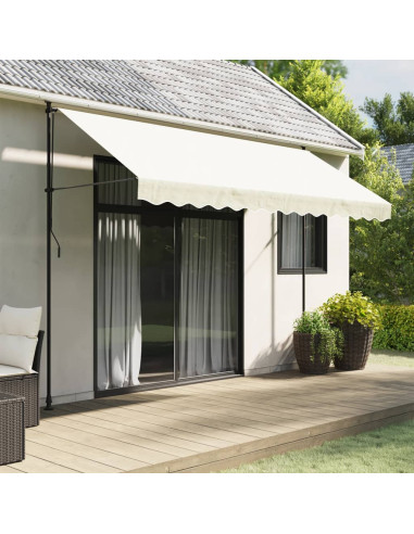 Tessuto di Ricambio per Mantovana da Tenda Strisce Crema 3,5m