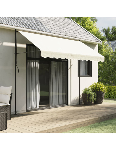 Tessuto di Ricambio per Mantovana da Tenda Strisce Crema 3 m