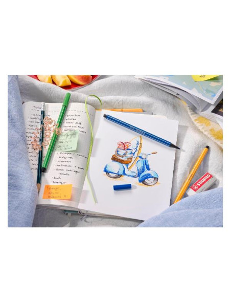 CF10 STABILO PEN 68 FLUO BLUE