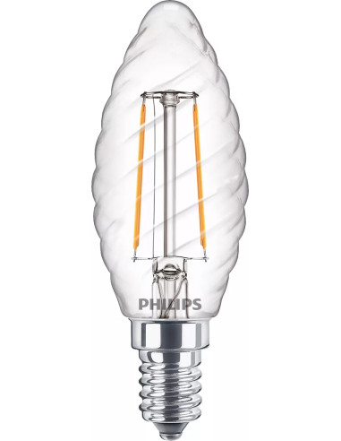 Philips Lampadina candela trasparente a filamento 25 W ST35 E14