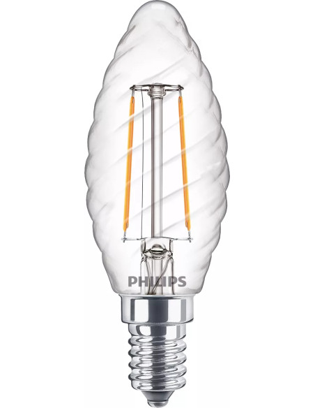 Philips Lampadina candela trasparente a filamento 25 W ST35 E14