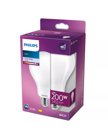 Philips Lampadina smerigliata a filamento 200 W A95 E27