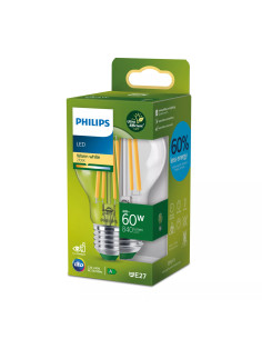 Philips Lampadina trasparente a filamento 60 W A60 E27 2