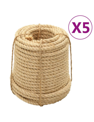 Corde in Sisal 5 pz 14 mm 100 m