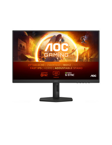 AOC G4 Q27G4XF Monitor PC 68,6 cm (27") 2560 x 1440 Pixel Quad HD LED Nero, Grigio