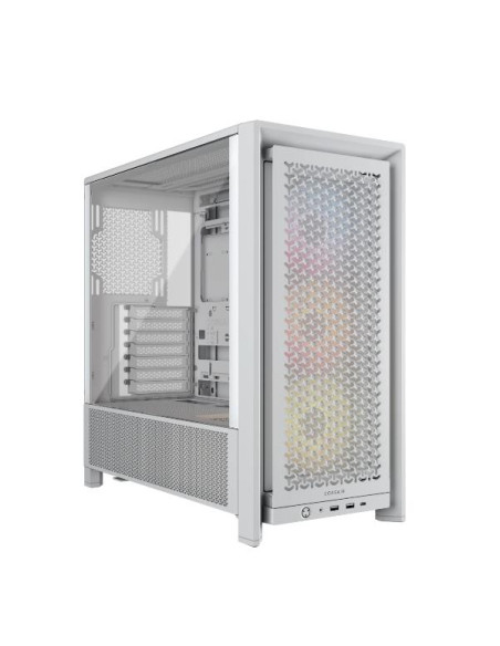 Corsair FRAME 4000D RS ARGB White Midi Tower Vetro Temperato No-Power Mini-ITX/mATX/ATX/E-ATX