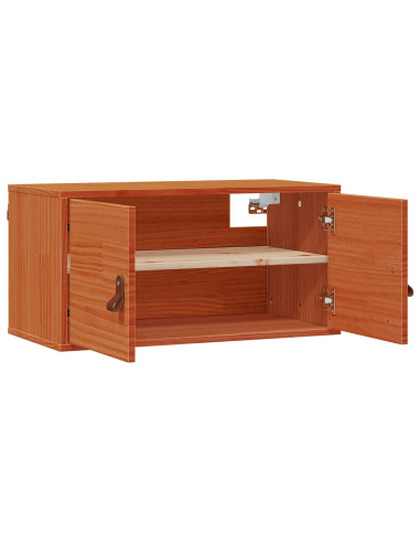Armadietto a muro Marrone cerato 60 x 30 x 30 cm Pino massello