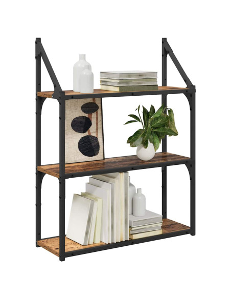 Scaffale da parete Legno vecchio 60 x 21 x 78,5 cm