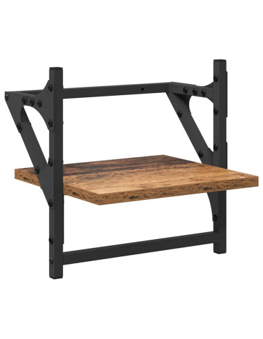 Set mensole da parete 6 pcs Legno vecchio 100 x 25 x 30 cm