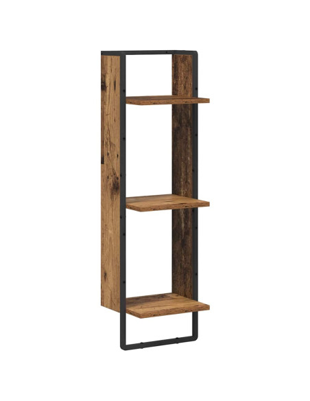 Scaffale da parete Legno vecchio 30 x 25 x 100 cm