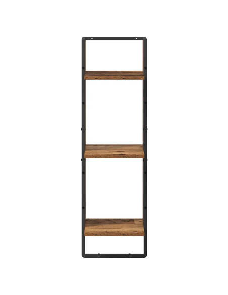 Scaffale da parete Legno vecchio 30 x 25 x 100 cm