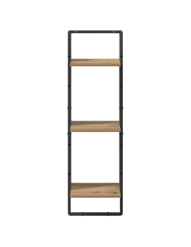 Scaffale da parete Rovere artigianale 30 x 25 x 100 cm