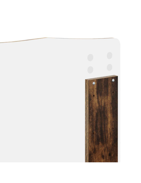 Struttura del letto Rovere fumé 120 x 200 cm Legno multistrato